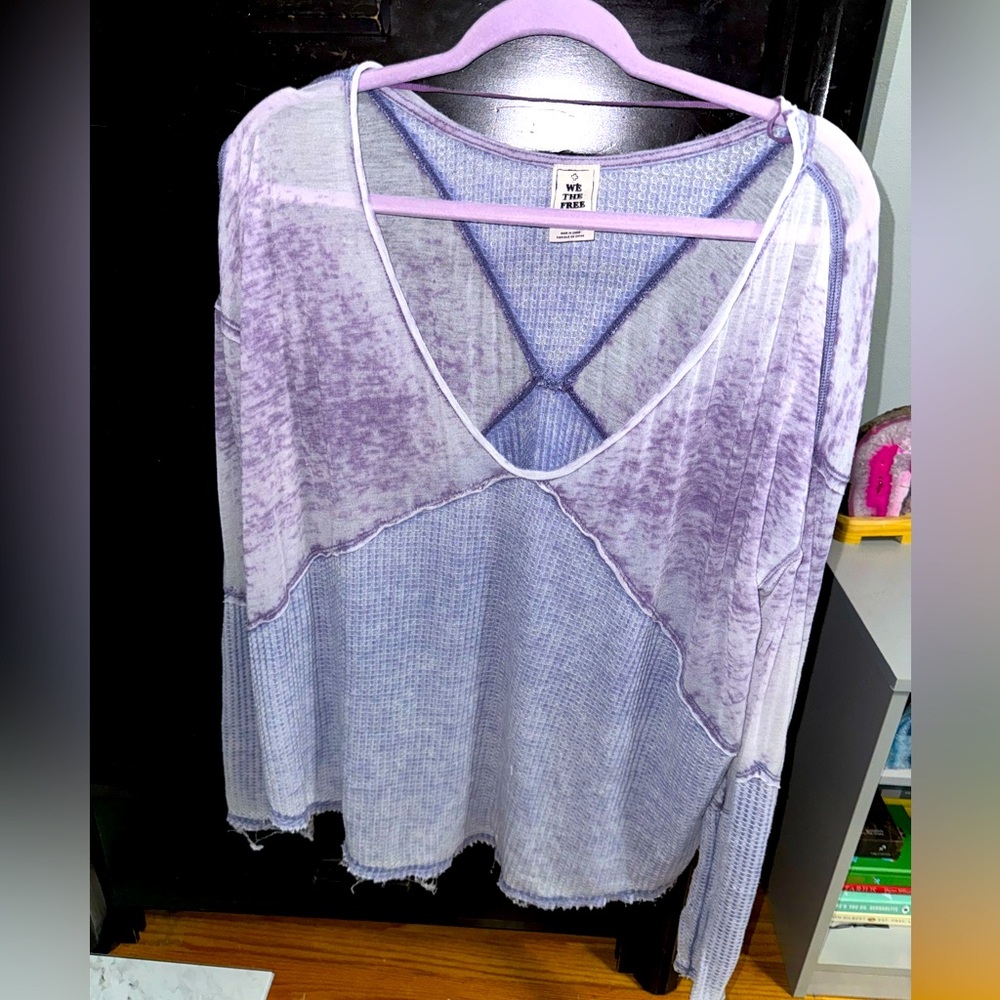 Free People Purple Thermal